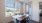 a dining table in a room